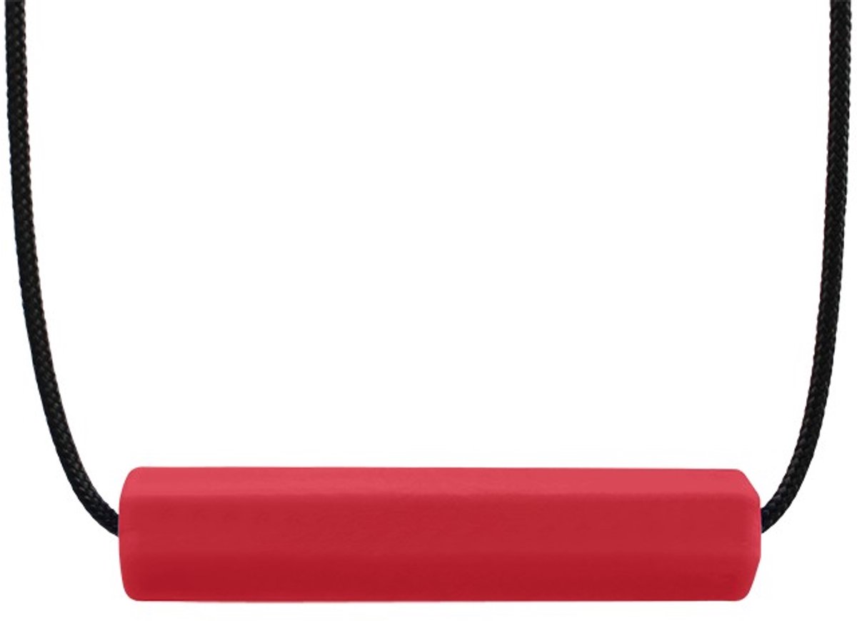 ARK Therapeutic kauwketting sensorisch speelgoed donkerrood XT medium.