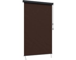 vidaXL - Rolgordijn - Bruin - 160 - x - 250 - cm - Stof - en - Aluminium