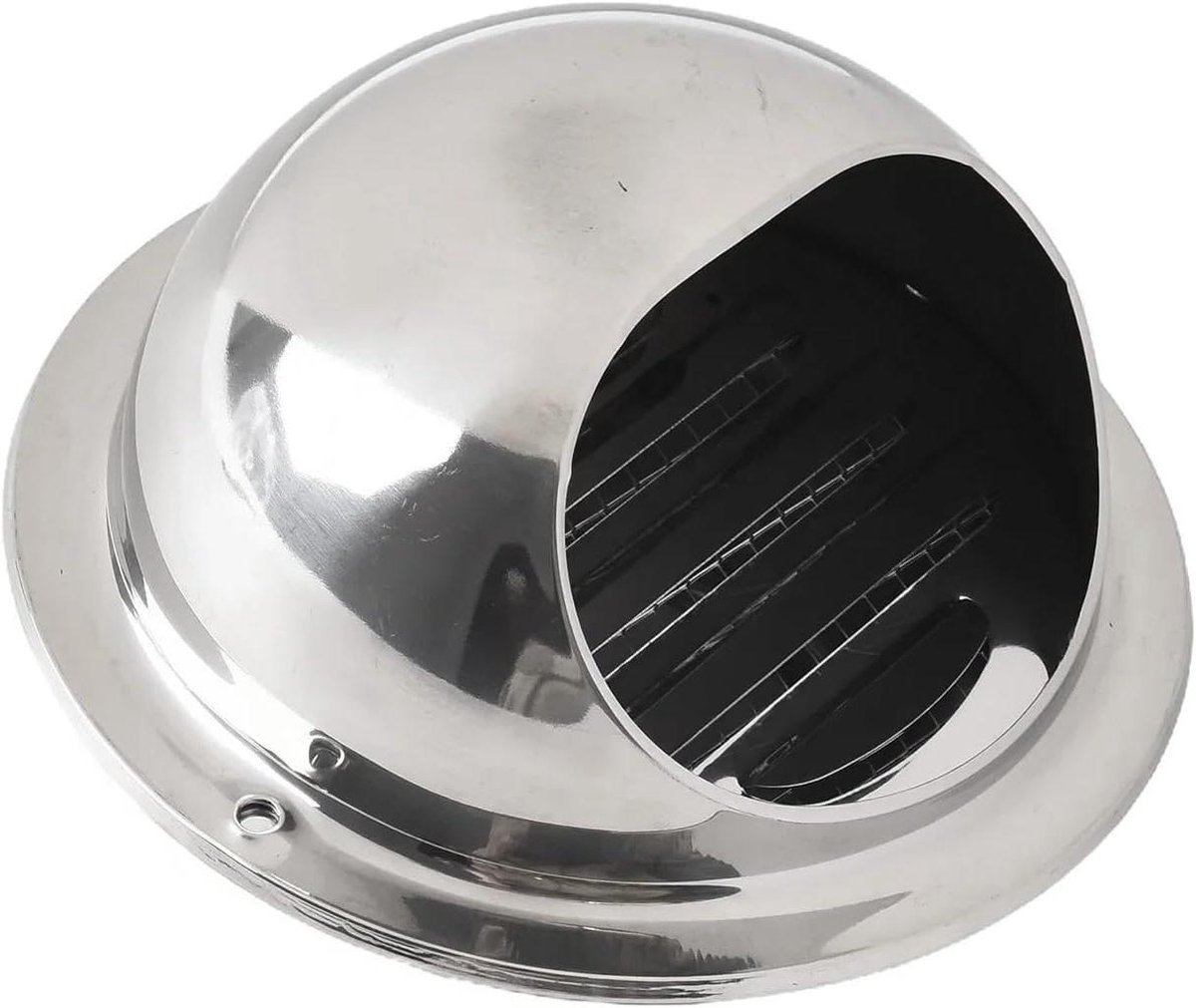 Muur Ventilatie Rooster - Ventilatiedeksel Afzuiging - Ventilatie Verbeteren - Ingebouwd Beschermingsgaas - 145 mm - Zilver