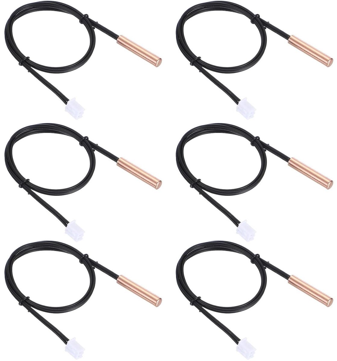 Temperatuursensor NTC - Temperatuursonde Digitale Sensor - Temperatuur Meten - Waterdichte Koperen Kop - 42 cm - Niet gespecificeerd