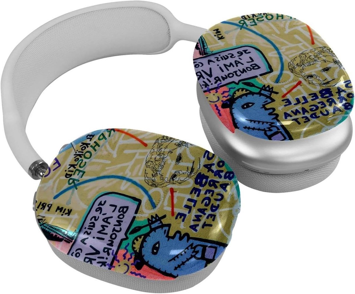 AirPods Max Hoesjes - Beschermhoes Koptelefoon - Koptelefoon Beschermen - Hard PBT Materiaal - 2 Paar - Meerkleurig