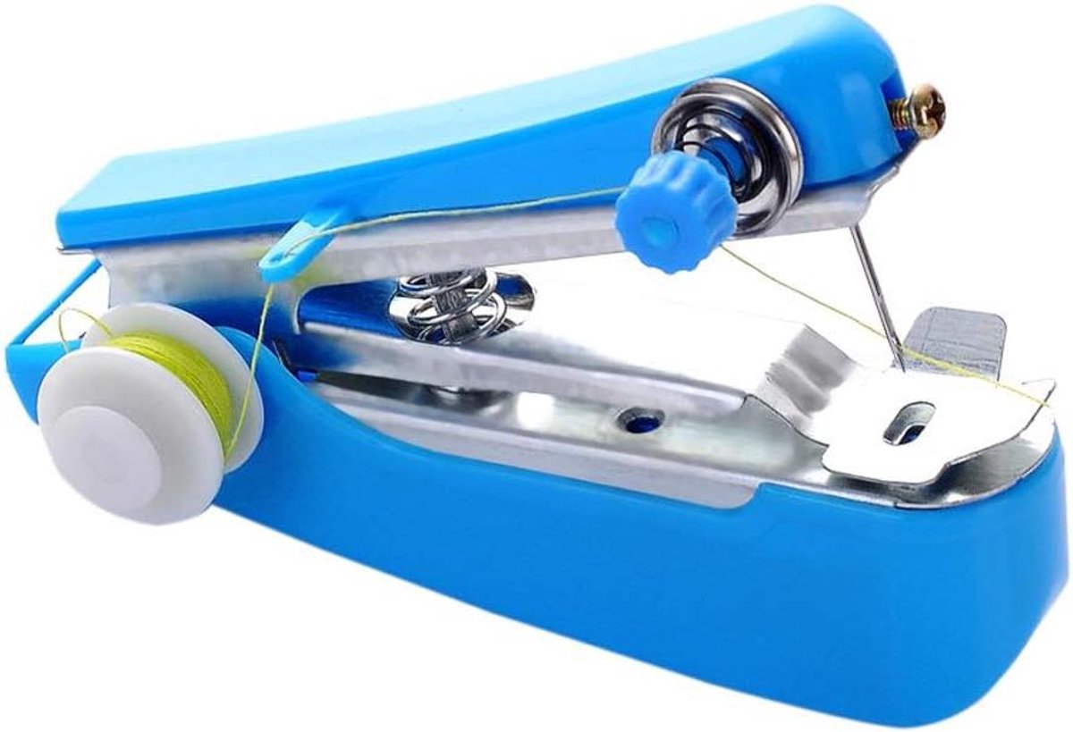Mini Naaimachine - Draagbare Naaier - Kleding Repareren - Automatische Stoffen Voeding - 11 cm - Geassorteerde Kleur