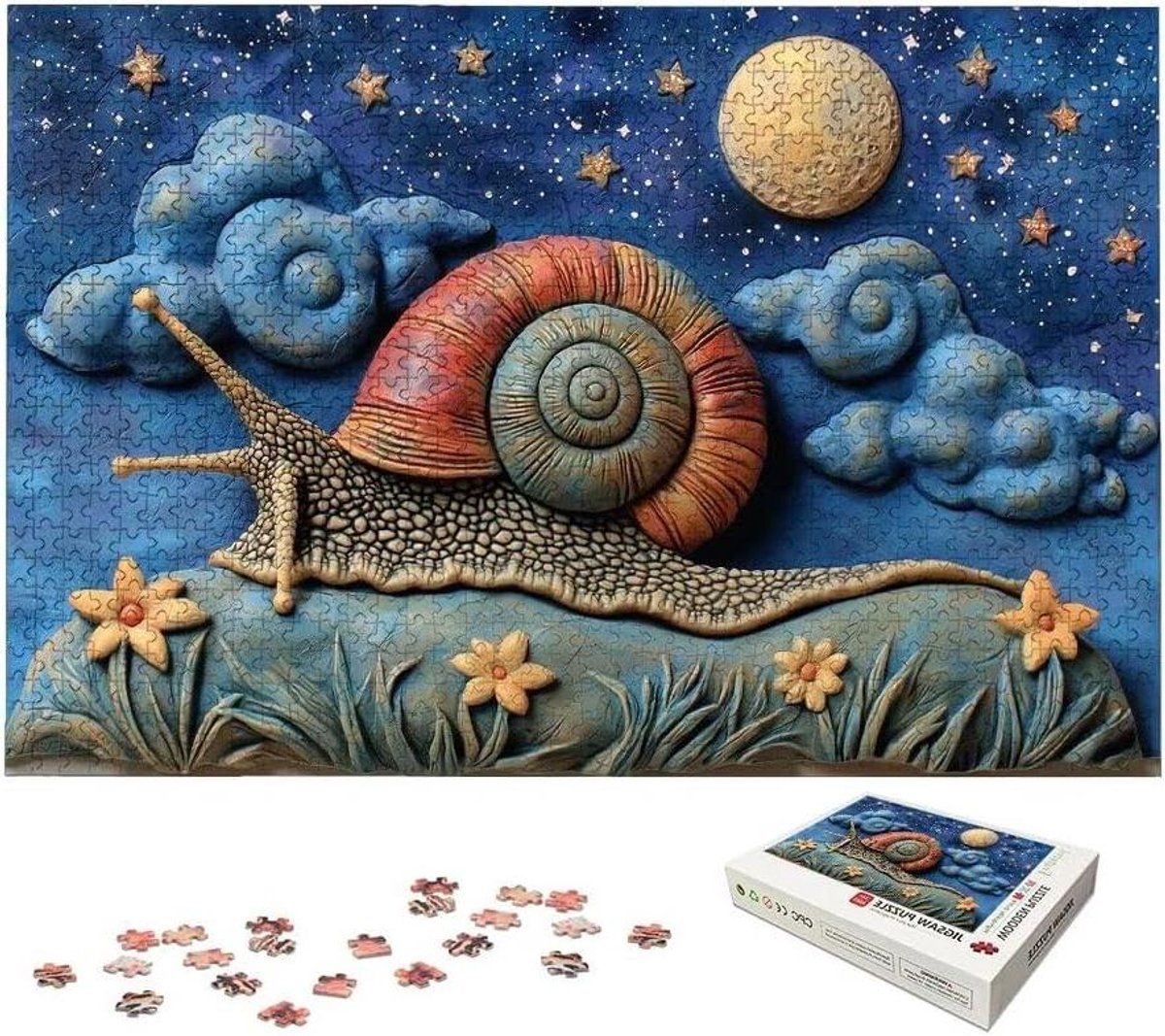 Houten Puzzel - Puzzel Volwassenen - Ontspanning Thuis - 2000 Stukjes - 100x70 cm - Meerkleurig