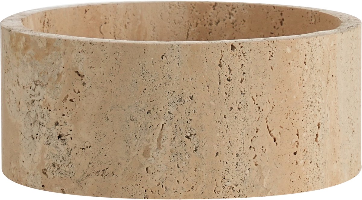 Fruitschaal Travertin Beige