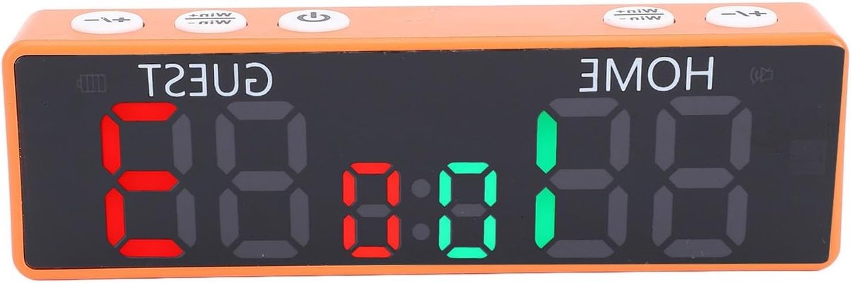 Draagbaar LED Elektronisch Scorebord met 6 Cijfers en Buzzer voor Sporten zoals Basketbal, Volleybal en Tafeltennis