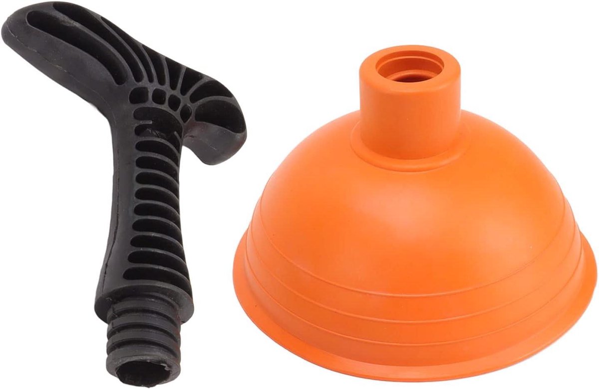 Mini Plunger - Afvoer Ontstopper - Verstopte Afvoeren Verhelpen - Krachtige Luchtdruk - 13 x 11 x 6 cm