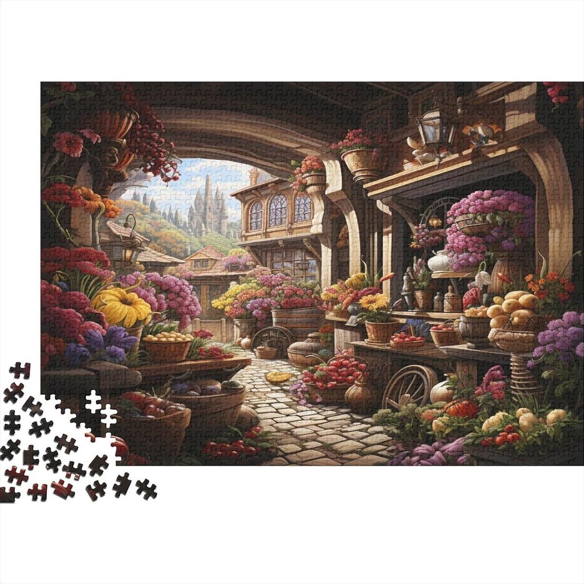 Fotopuzzel - Individuele Puzzelgeschenken - Ontspanning en Decompressie - Unieke Vorm Puzzelstukjes - 75x50cm - Niet gespecificeerd