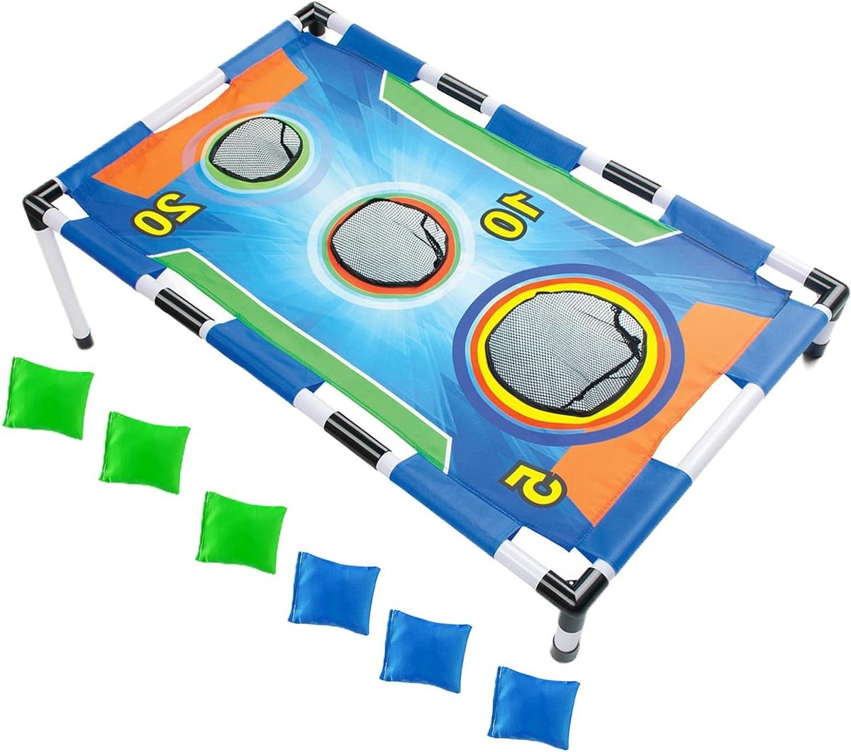 Zakgooi Spel - Gooispel Bonenzakken - Interactief Buitenspel - Gladde Afwerking Geen Bramen - 708 x 355 x 72 cm