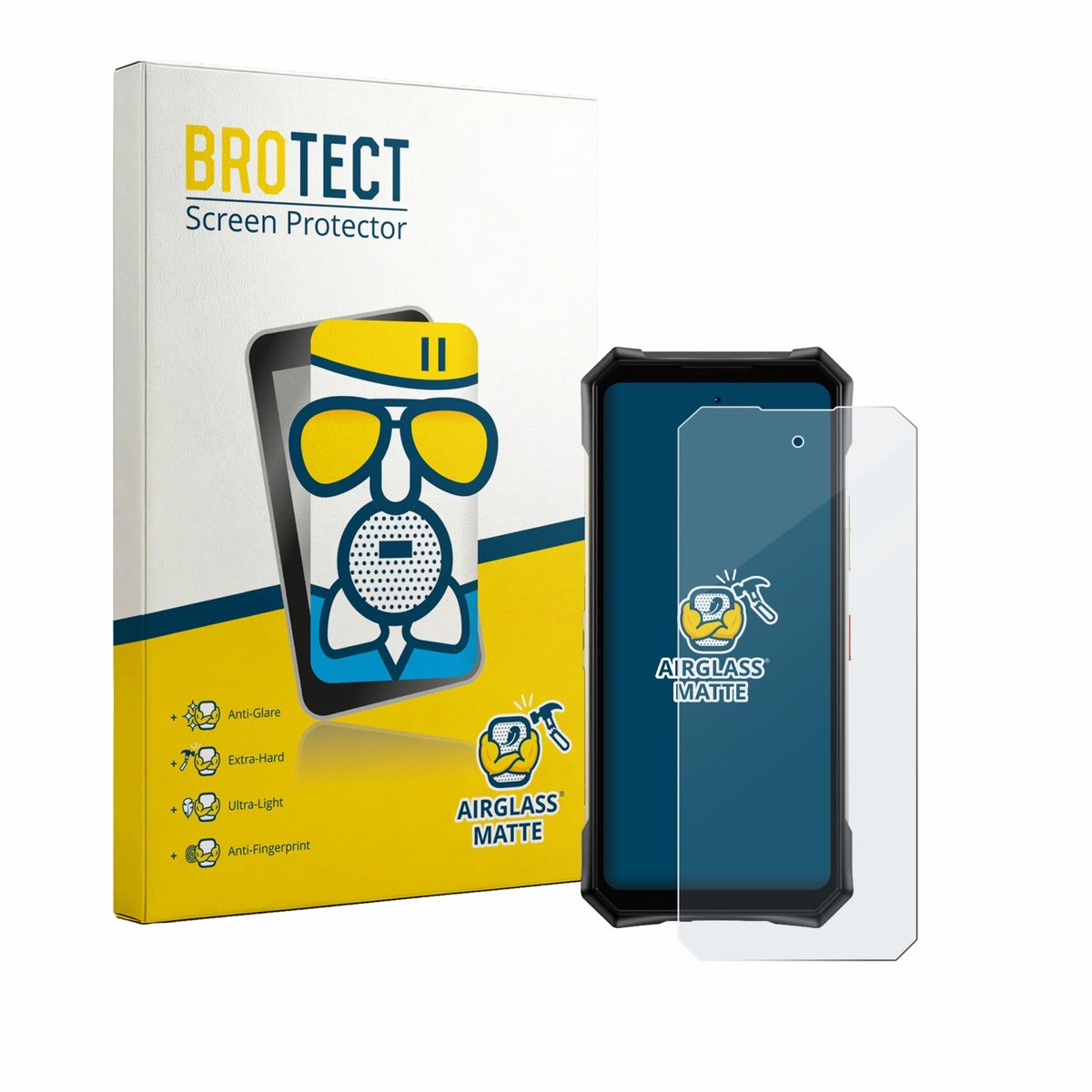 BROTECT - Screenprotector voor Doogee S300 Pro - Folie Beschermfolie Beschermglas matte