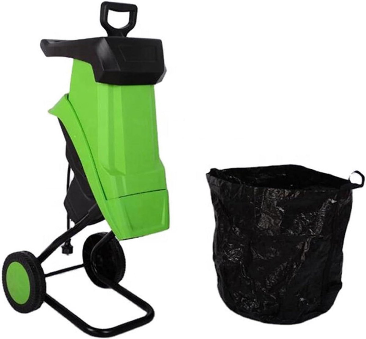 Elektrische Houtversnipperaar - Takkenhakselaar Tuinafval - Tuinonderhoud Vereenvoudigen - 2400W Krachtige Motor - 39 mm Diameter - Zwart