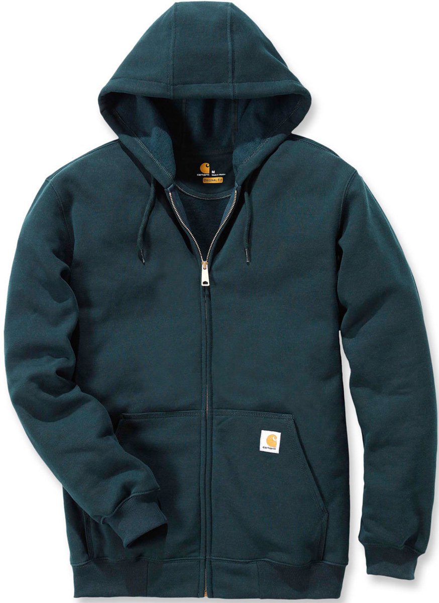 Carhartt Midweight Zip Hoodie Grijs
