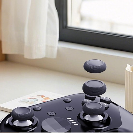 Joystick Grips - Controller Covers - Gaming Prestaties Verbeteren - Antislip Ontwerp - 6 Stuks - Zwart — afbeelding 3