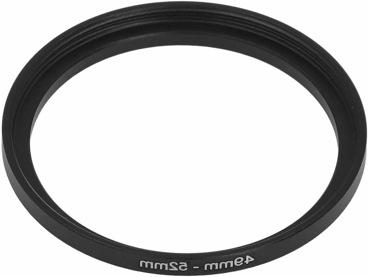 Step-Up Ring Adapter voor Camera Lenzen - Aluminium Filter Ring voor UV, CPL en ND Filters - Verkrijgbaar in Diverse Maten van 49mm tot 82mm