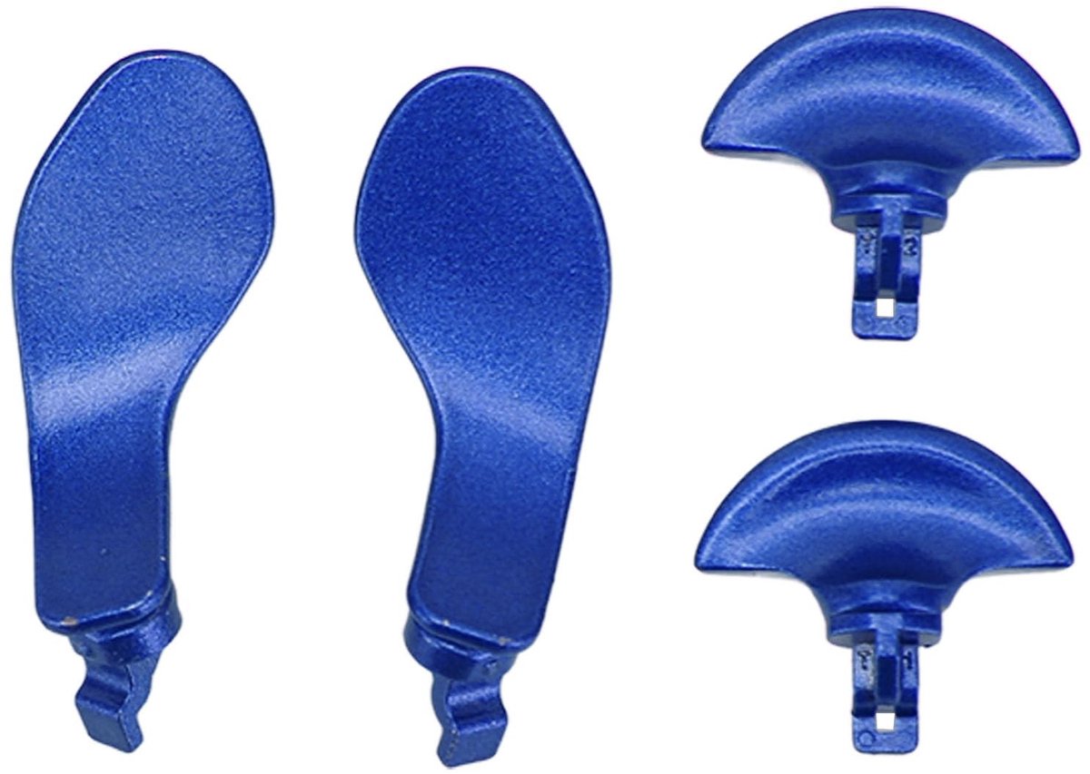 ONF3 - Game Controller Back Paddles - Roestvrij Staal - Blauw - Achter Peddels - Perfect voor Edge Controller - 4 Stuks