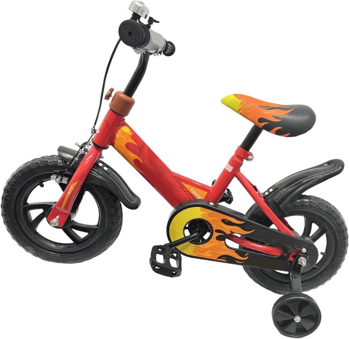 Kinderfiets - Loopfiets Peuterfiets - Leren Fietsen - Stevig Koolstofstaal Frame - 12 Inch - Meerdere Kleuren