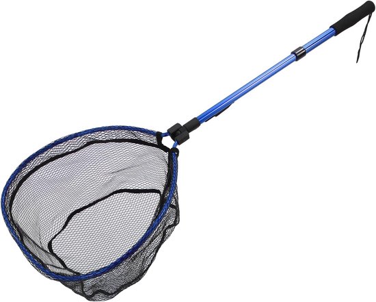 Visnet - Schepnet Vangnet - Vissen - Inklapbaar Handvat - 30 cm - Blauw — afbeelding 3