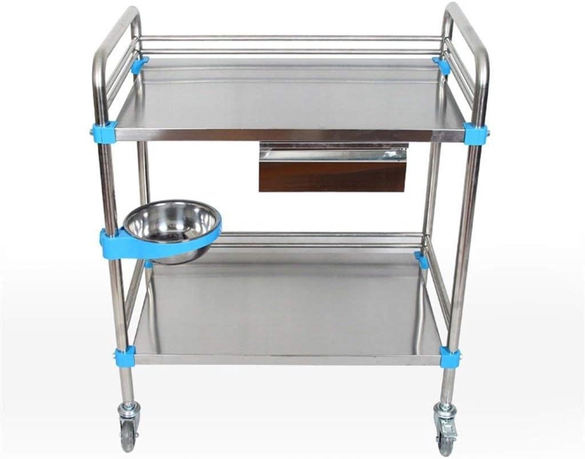 Opvouwbare Bagagewagen - Vrachtwagentrolley Steekwagen - Materiaal Transport - Aluminiumlegering Frame - 78 kg Draagvermogen - Zilver