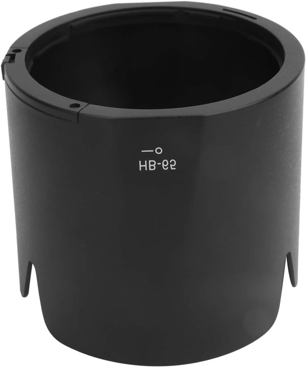 Lens Hood 77mm voor 80-400mm Telelens - Zwart Plastic, Bescherming tegen Flare en Reflecties