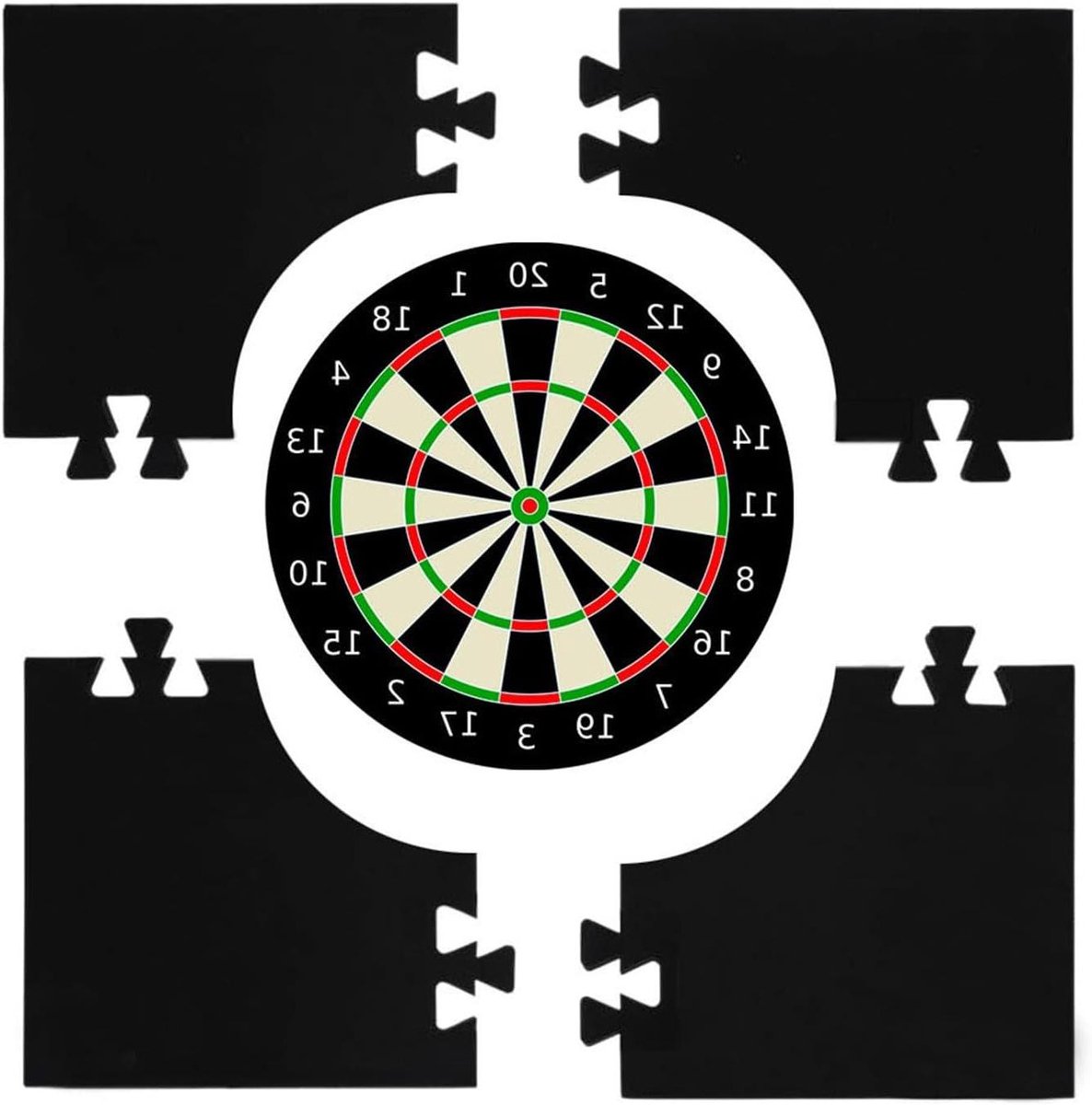 Dartbord Surround - Muur Protector - Muren Beschermen - Veerkrachtige EVA - 72 x 72 cm - Meerkleurig