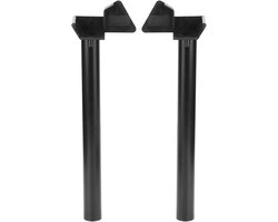 Regenwateropvangsysteem - Regenton omleider - Kas drainage - Efficiënte waterafvoer - 26 cm buis - Zwart