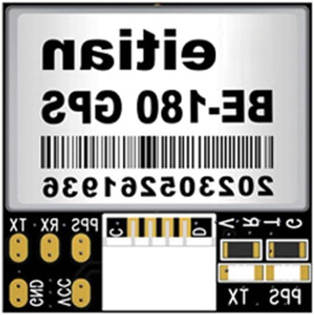 GPS Module - Navigatie Module - Drone Navigatie - Meerdere Satellieten - 8 x 5 x 2 cm - Zwart