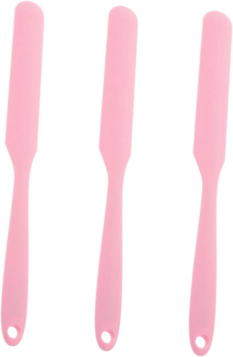 Herbruikbare Wax Sticks - Siliconen Spatels - Ontharen Thuis - Niet-plakkerig Ontwerp - 24 cm - Roze
