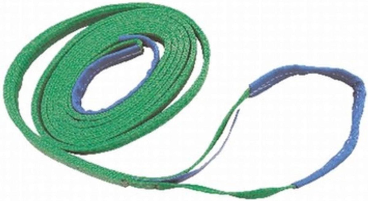 Hijsband - Hefband Dragen - Veilig Hijsen - GS-getest - 6 meter - Groen