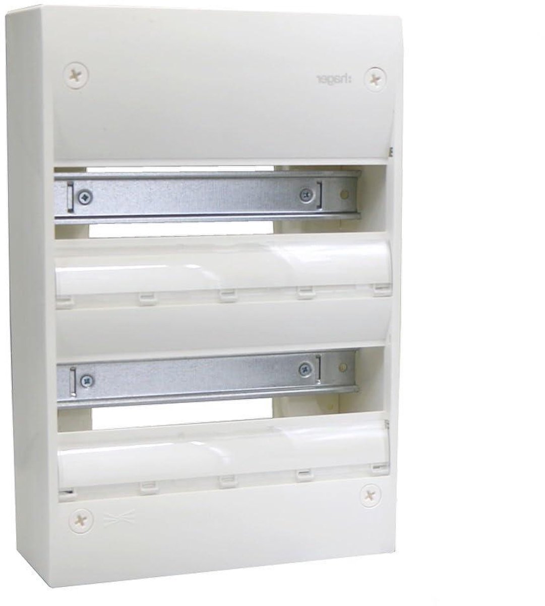Groepenkast - Verdeelkast - Elektrische Installatie - 2x13 Modules - 37.5x37.5x25cm - Wit