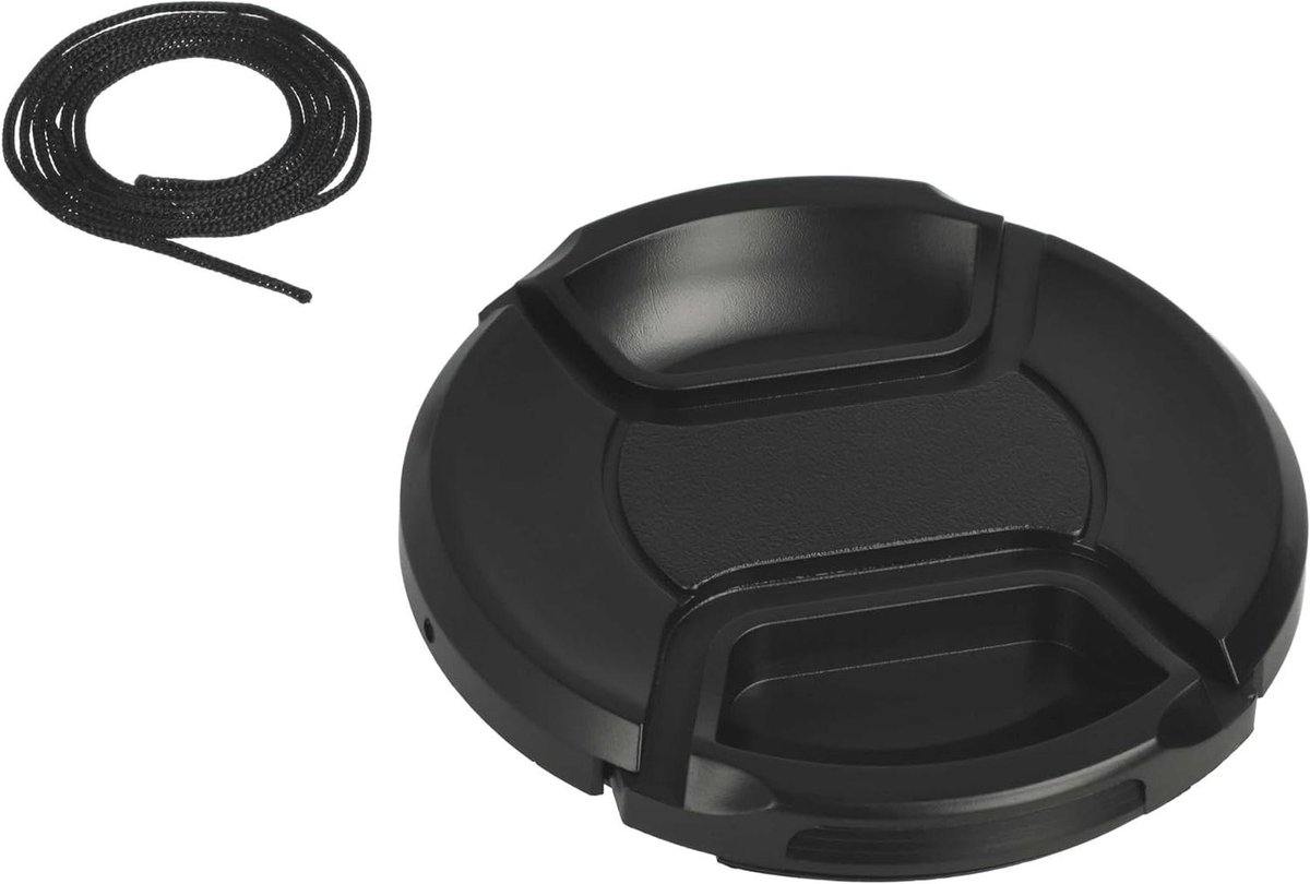 Lensdop - Objectiefkap camera - Lens beschermen - Precies passende grip - 67 mm - Zwart