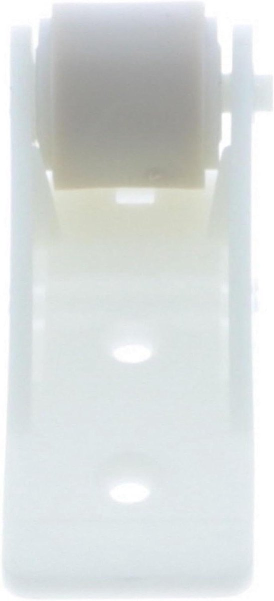 PVC Rolluik Gids - Schortgeleider Raam - Rolluiken Monteren - Anti-Buig Kiezels - 65x25mm - Wit