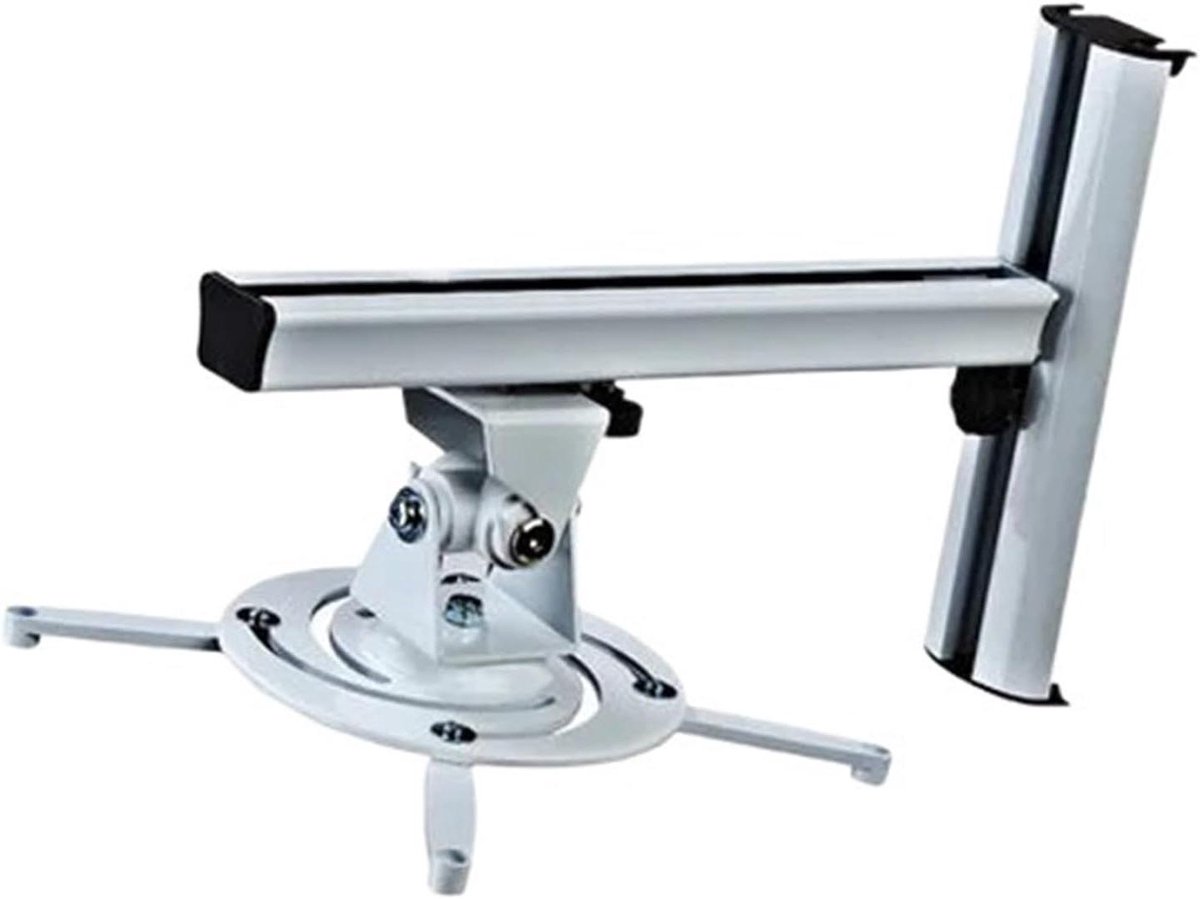 Projector Muurbeugel - Plafond Mount - Projector Ophangen - Full Motion - 305mm - Zilver