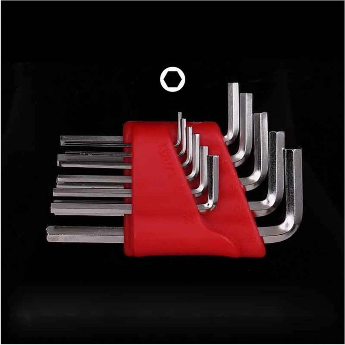 Inbussleutel Set - Allen Sleutel - Möbelmontage - Metrisch Kortarm - 2-6mm - Metallic