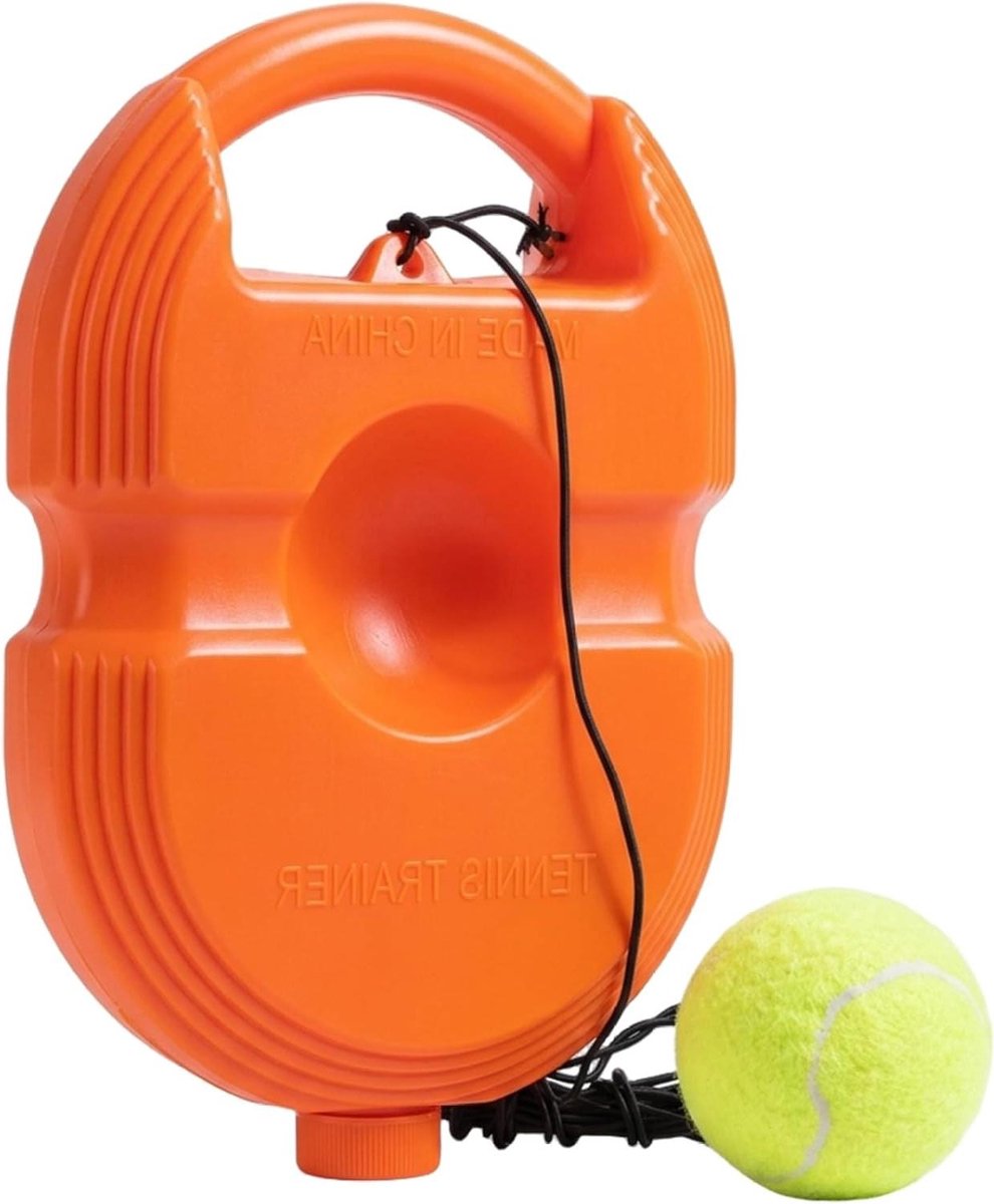 Tennis Trainer - Zelf Oefenen - Tennis Vaardigheden - Zelfstandige Rebounder - One size - Oranje