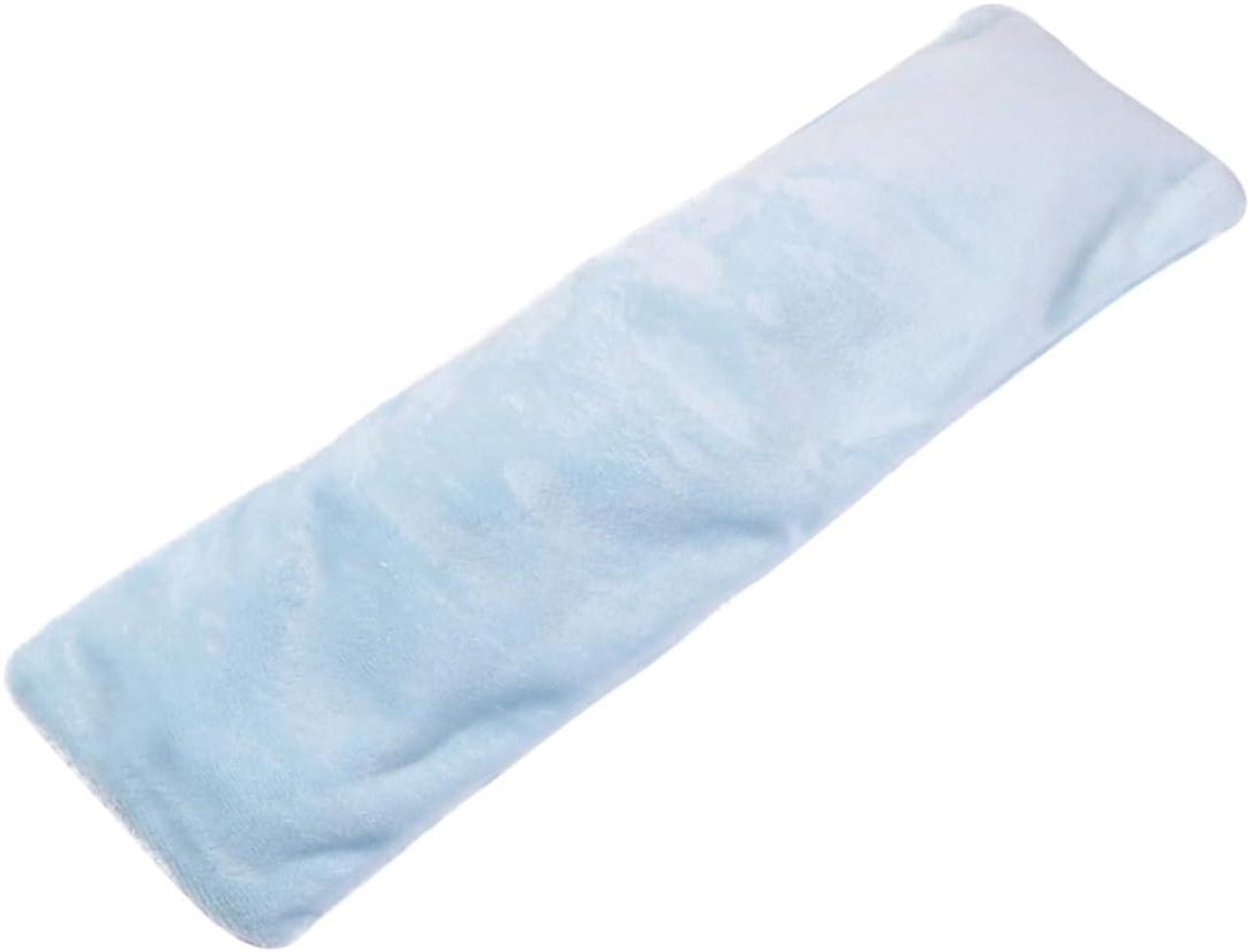 Koelpad Met Ijspack - Koud Kompres - Verkoeling Bieden - Flexibel Kralenontwerp - 32 x 85 cm - Blauw