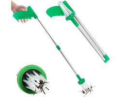 Extra Lange Insectenvanger van 83 cm, Vouwbare Handheld Spider Catcher voor Veilig Vangen en Vrijlaten van Spinnen, Kakkerlakken en Wespen