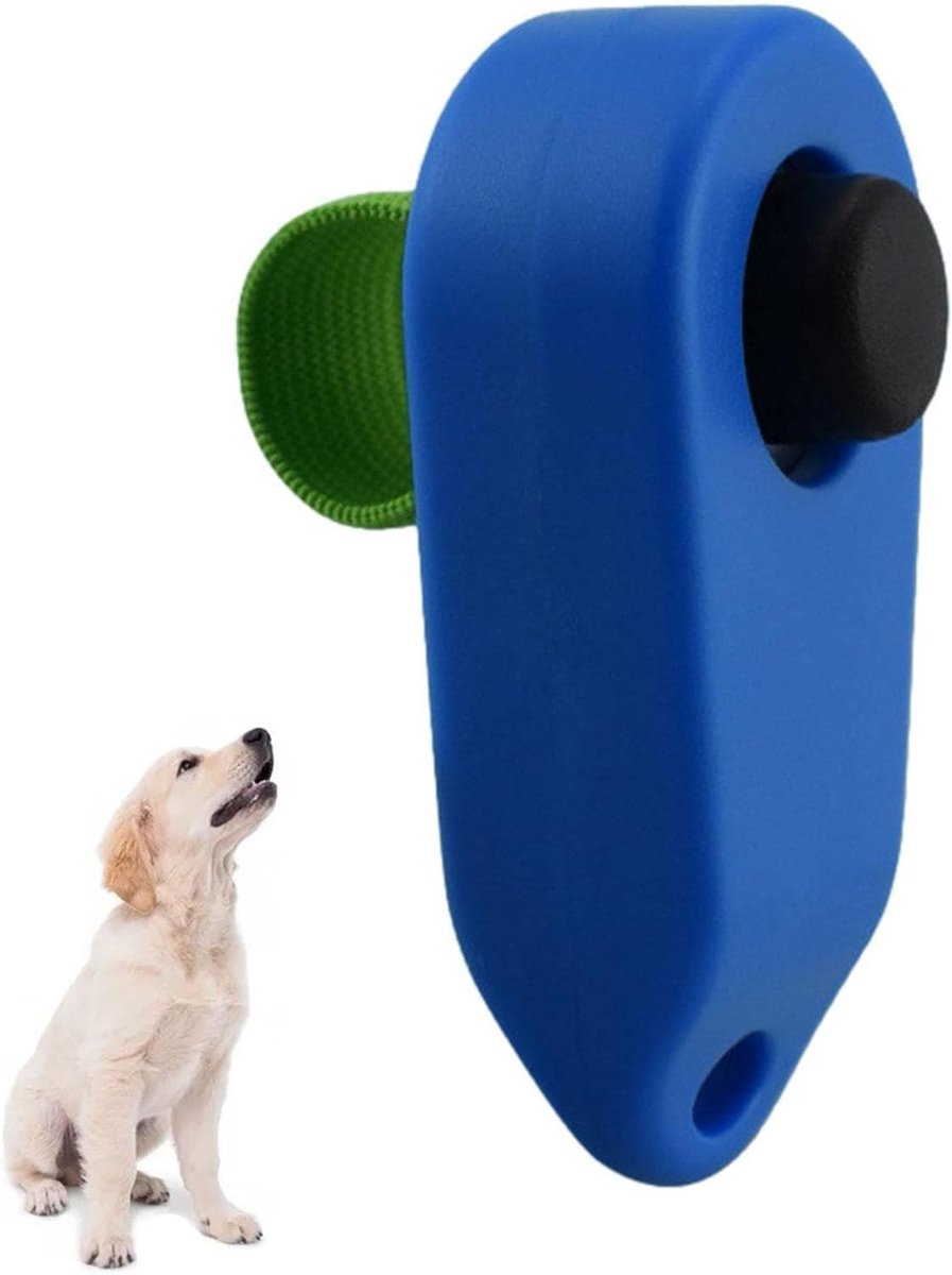 Huisdier Trainingsklicker - Clicker Trainer - Gedrag Trainen - Helder Klikgeluid - 35 cm - Zwart