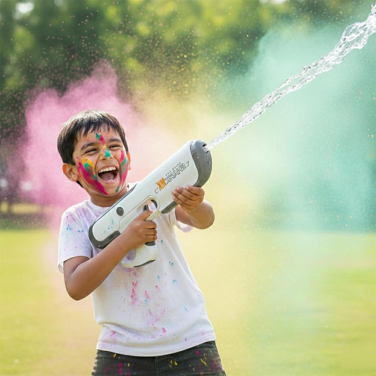 Elektrisch Waterpistool Voor Kinderen En Volwassenen - Automatische Waterherlading - Lichtgewicht Ontwerp Schieten Meer Dan 250 Ontploffingen Waterblaster Squirt Guns Tot 32 Ft Lange Afstand - Zomer Buiten Strandfeestspeelgoed — afbeelding 14