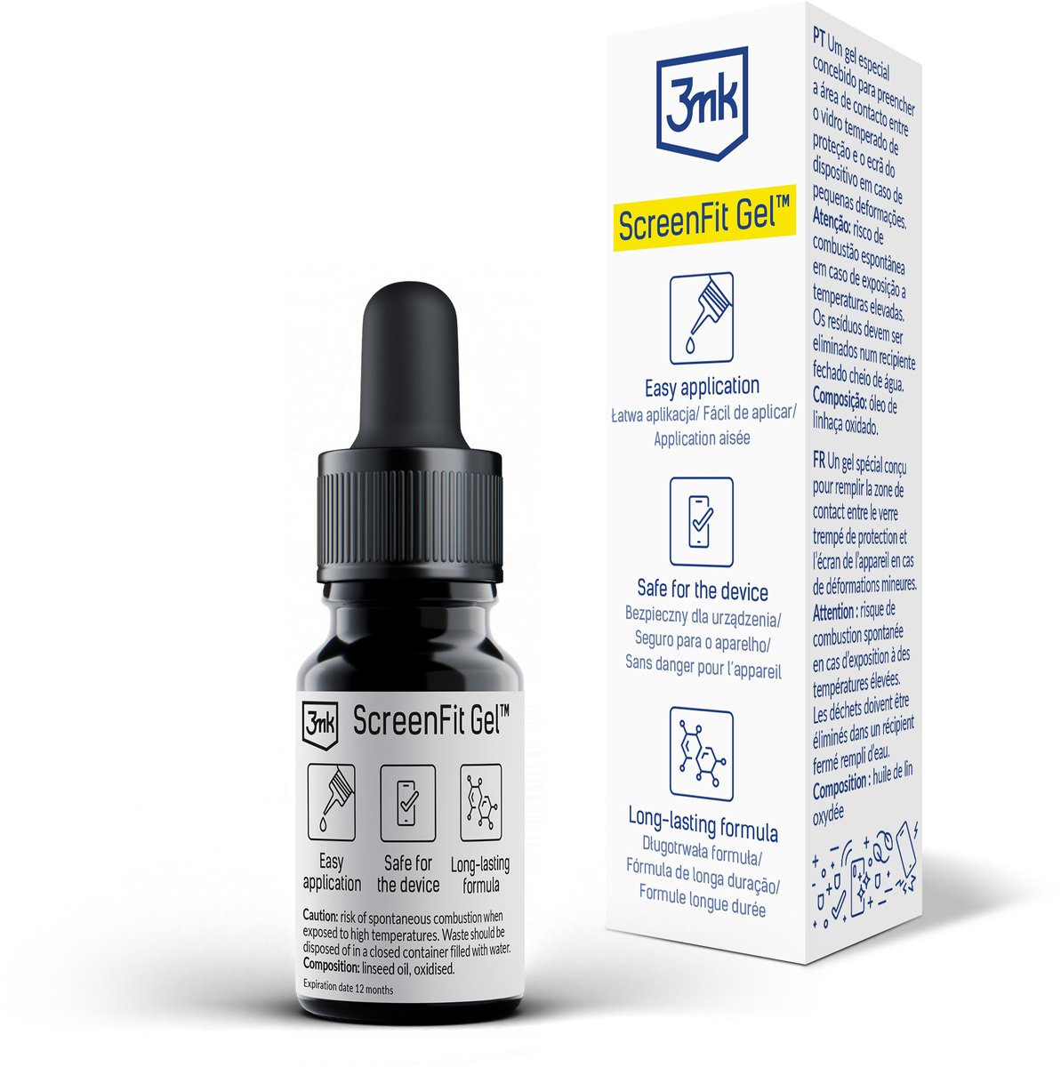 3Mk Screenfit Gel Voor Telefoon-, Tablet- En Computerschermen