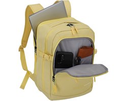travelite vrijetijdsrugzak rugzak met laptopvak Kick Off Cabin Backpack 20L Yellow Lichtgeel