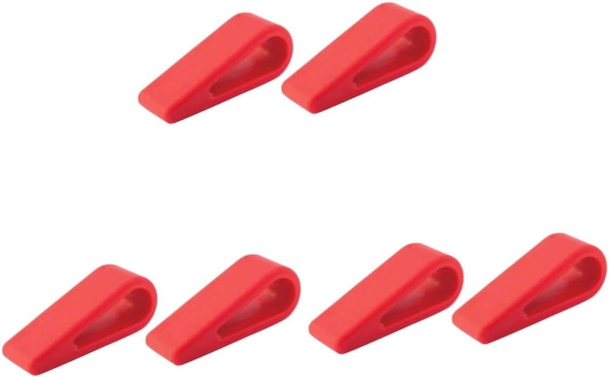 Laptop Verhogers - Notebook Stand - Comfortabel Werken - Antislip Ontwerp - 6 Stuks - Rood