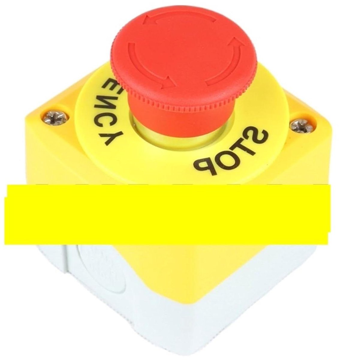 Noodstop Drukknop - Veiligheidsschakelaar - Machine Bediening - Waterdicht Ontwerp - 22mm - Rood