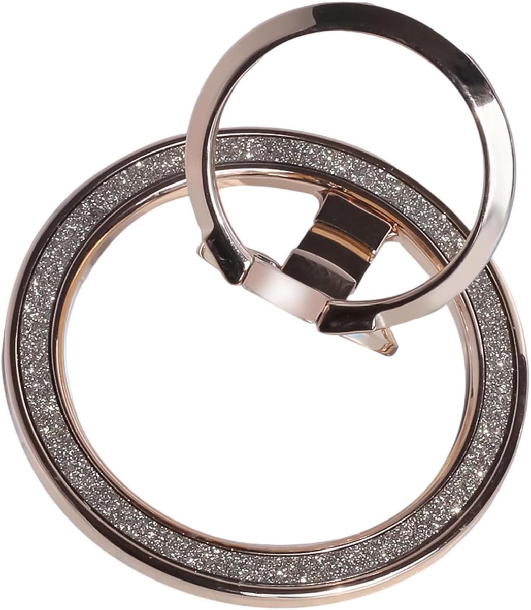 Telefoon Ringhouder - Grip Stand - Handen Vrij - Verstelbaar Metaal - 5.5 cm - Goud