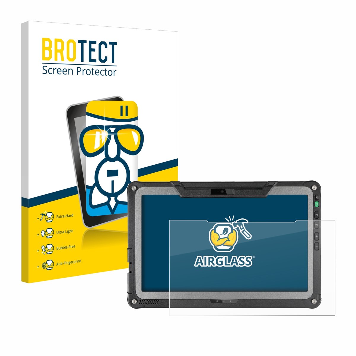 Screenprotector voor Getac F110 G6 Beschermglas transparant