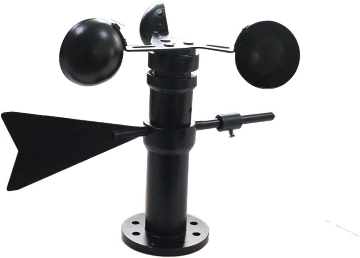 Weerstation Windmeter - Windrichting Sensor - Weersvoorspelling Thuis - 5-in-1 Buitensensor - 4-20mA Output - Wit