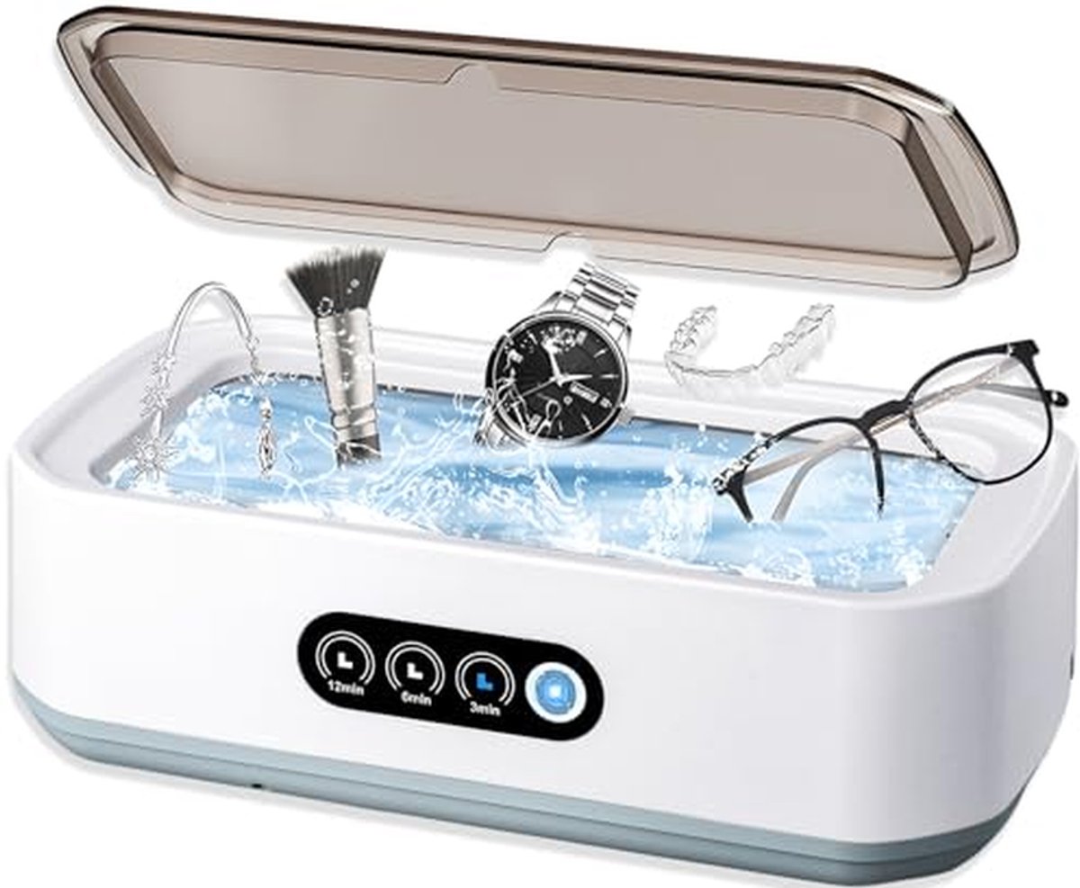 Ultrasone Reiniger - Schoonmaakapparaat - Sieraden Reinigen - Professionele 49 KHz - 650 ml - Zilver