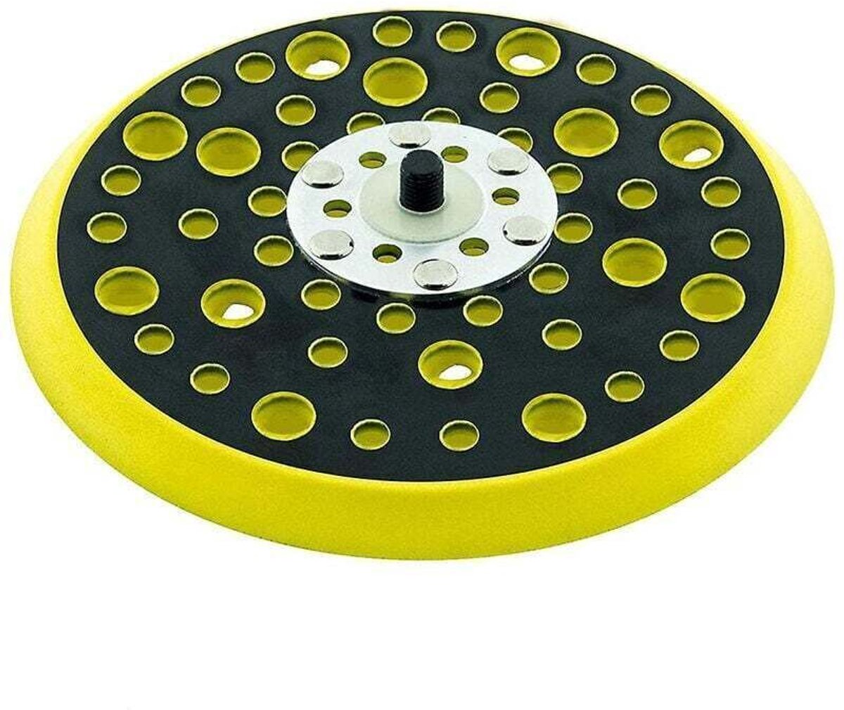 150mm schuurpapierschijf, 52 gaten, 5/16 draad, Geschikt voor Mirka schuurmiddel.