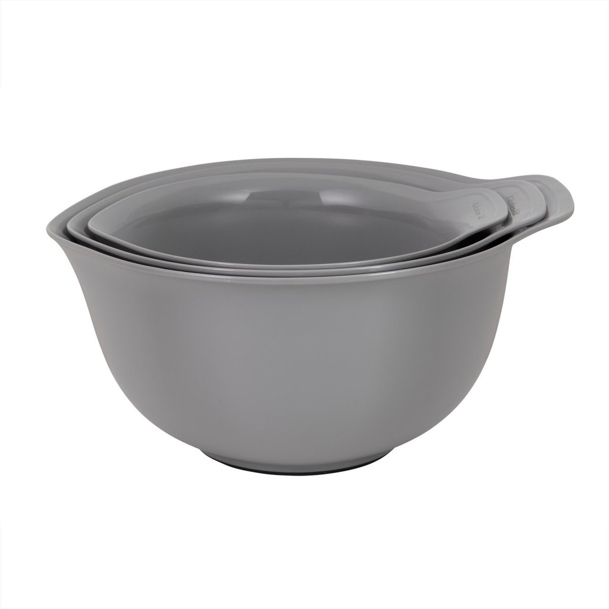 KitchenAid 3-delige Nesting Mengbakset - Houtskoolgrijs