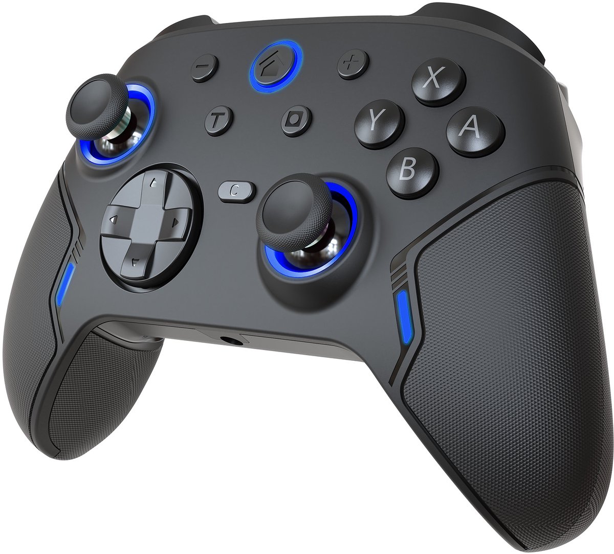 Draadloze Pro Controller - Geschikt voor Nintendo Switch en Nintendo Switch 2 - Macro Knoppen - RGB Verlichting - Hall Effect Joystick - Ergonomische Grip - Zwart