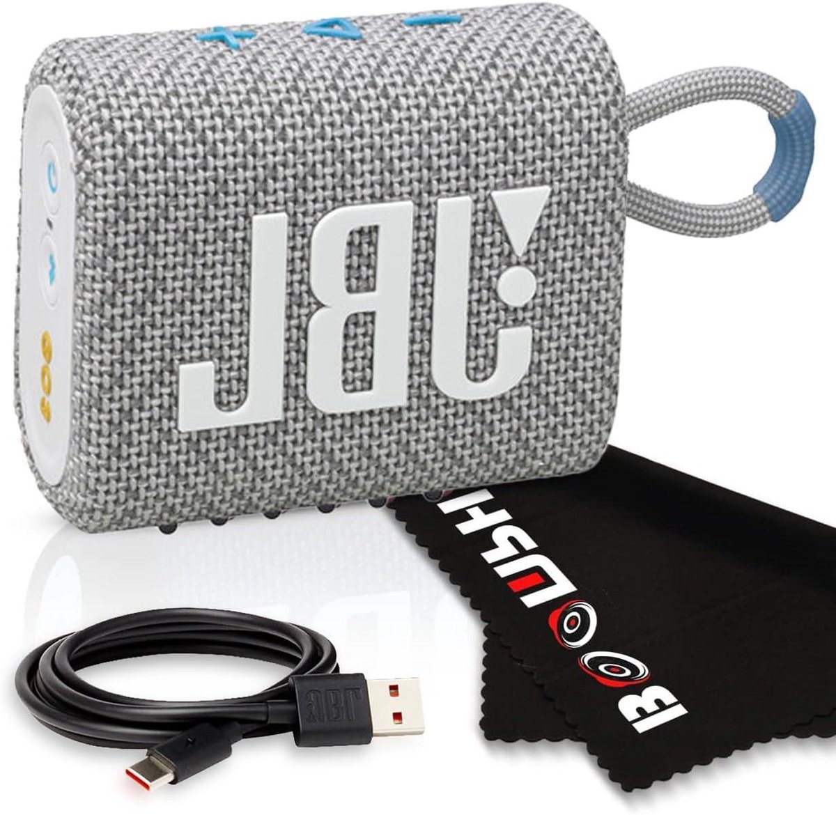 Draagbare Bluetooth Speaker - Draadloze Speaker - Muziek Streamen - IP67 Waterdicht - 1.9 Inch - Wit