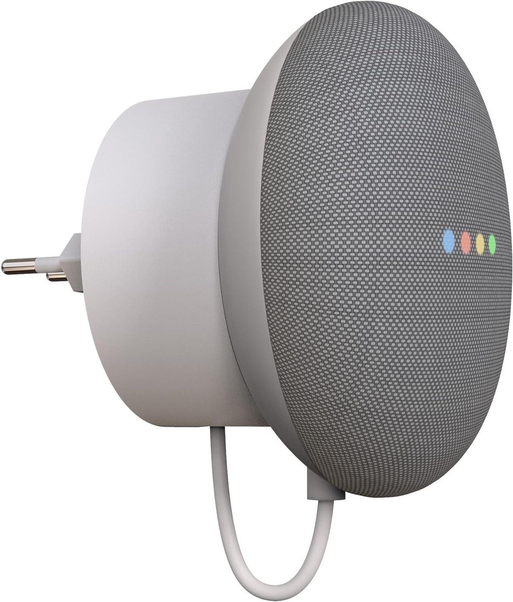 Google Nest Mini Houder - Wandbeugel Slimme Speaker - Opruimen Geluidsapparatuur - Eenvoudige Installatie - N.v.t. - Wit